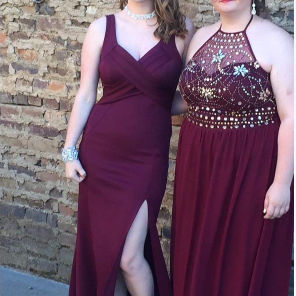 Red prom dress